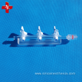 interventional accessories 3 port medical manifold